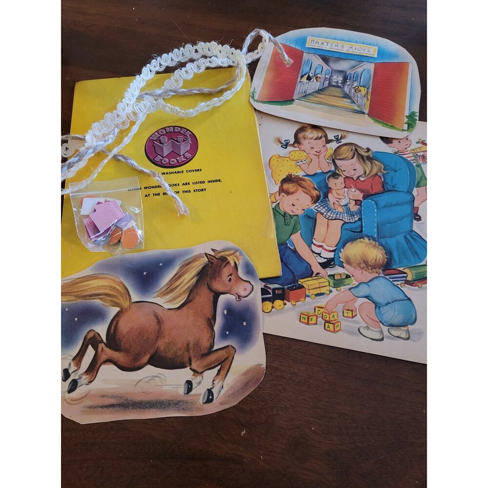 Upcycled Storybook Vintage Horse Lover Wonder Book Craft Kit